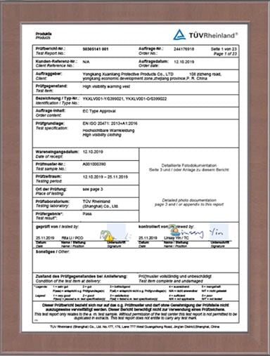 EN-ISO-20471-CERTIFICATE-FOR-SAFETY-VEST - Yolite Reflective