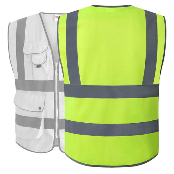 Classic safety vest with velcro 2 colors available