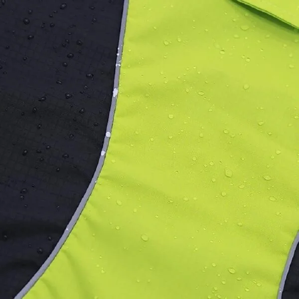 Fluorescent yellow pets safety vest with reflective strip (1)