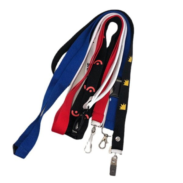 Polyester Webbing Reflective Tape Reflective Printing Color Webbing Lanyard