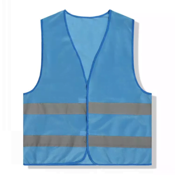 Reflective fabric safety vest 2 colors available