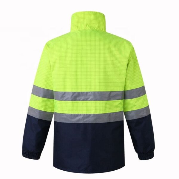 4-in-1 waterproof safety reflective jacket