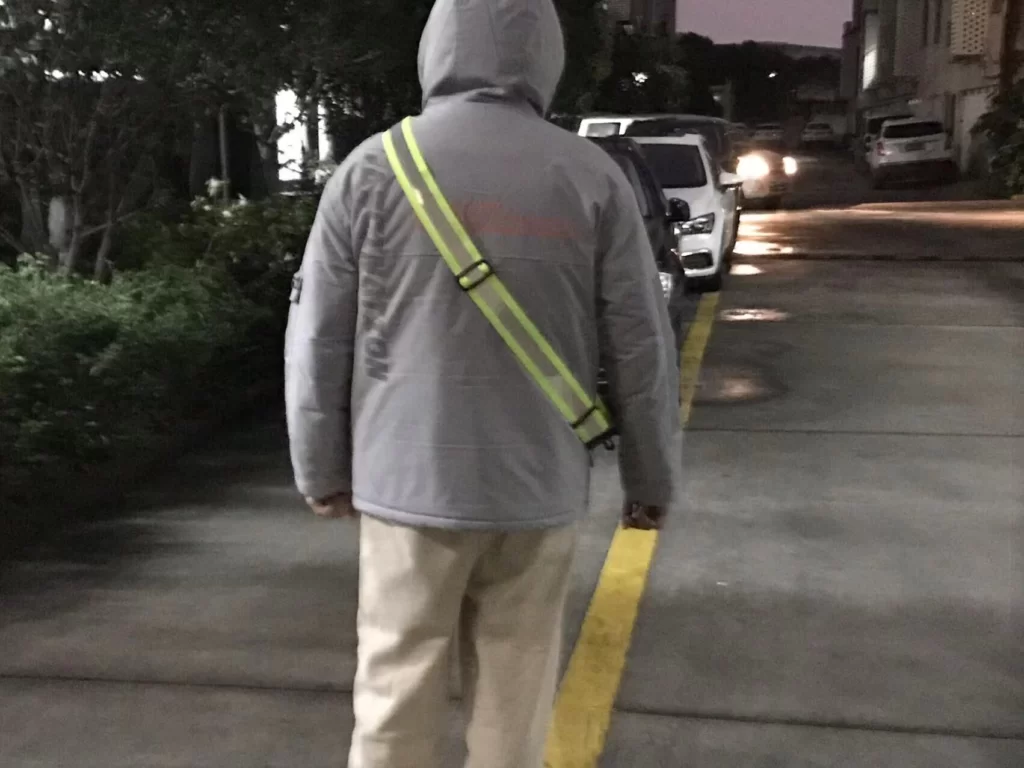 High Visibility Safety Reflective Sash 2