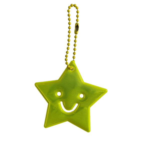 Plastic Reflective Safety Reflectors Reflective Keychain 2