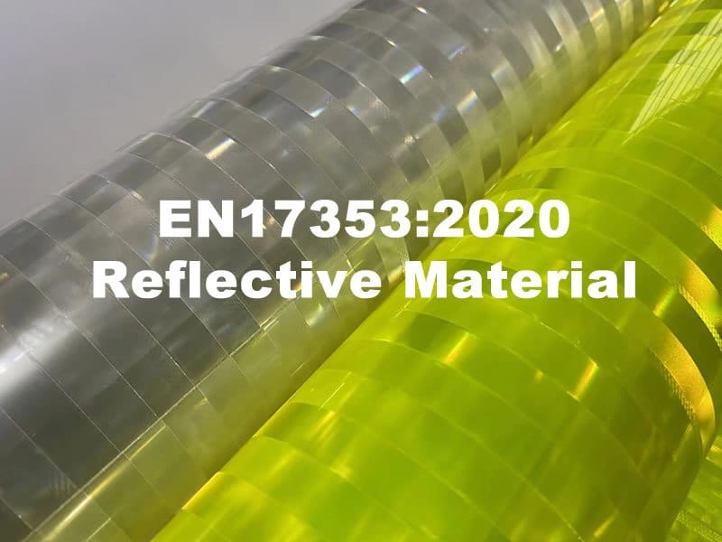 EN17353 reflective material vinyl PVC