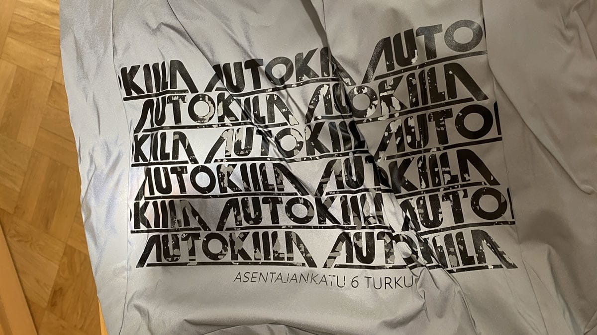 Reflective Shopping Bags printing issue