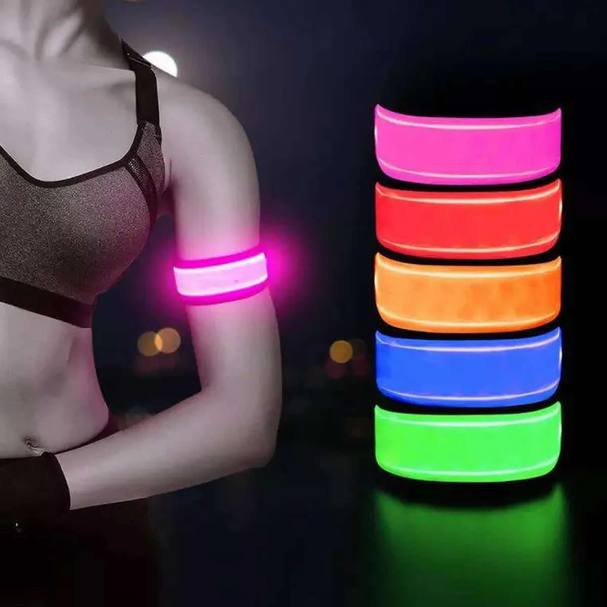 Reflective Light Up Slap Wrap