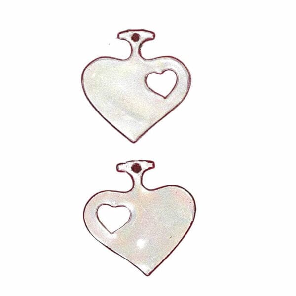 Reflective Heart Keychain