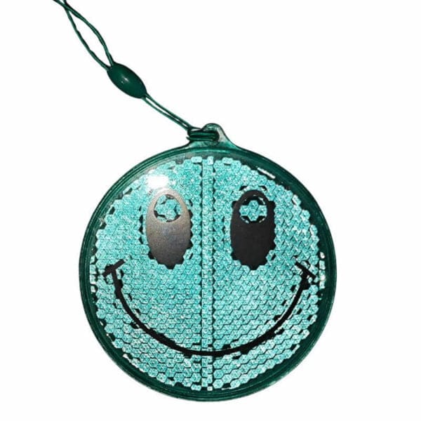 Reflective Keychain Wtih Smile