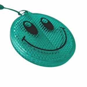 Reflective Keychain hanging Smile