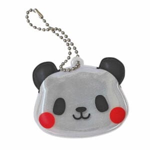 Reflective Panda Keychain