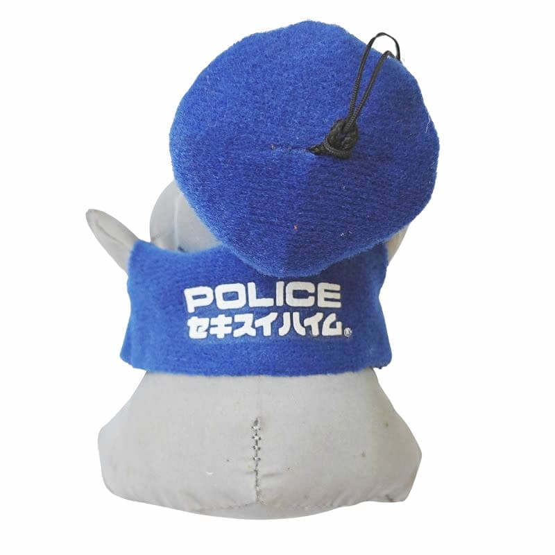 Reflective blue hippo dog toy