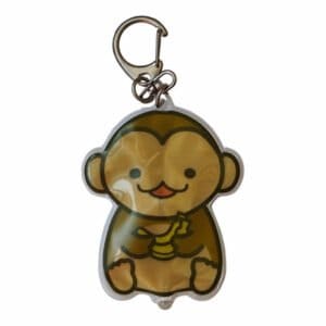 Reflective monkey chain hanging toy wtih Led