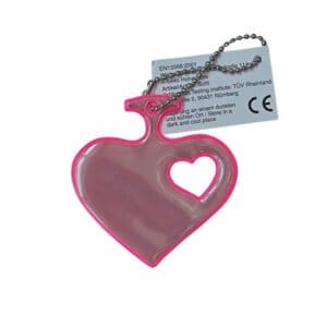 Reflective shaped Keychain