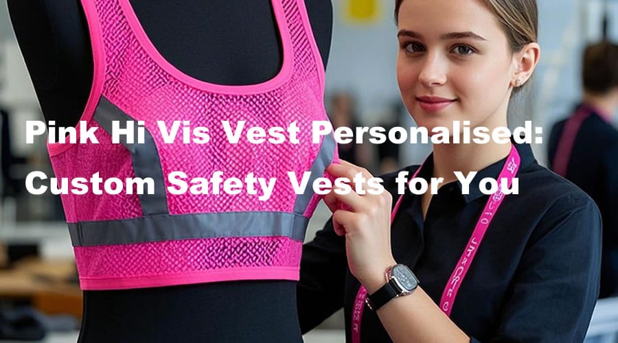 Pink Hi Vis Vest Personalised Custom Safety Vests for You