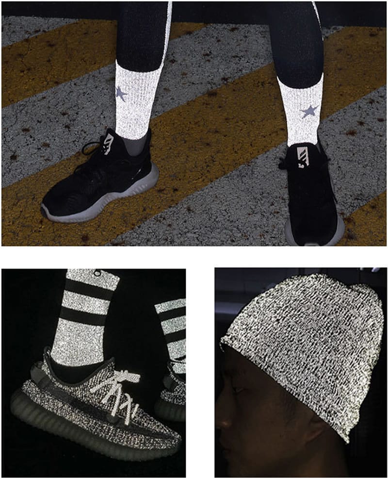 Reflective Thread in Knitwear