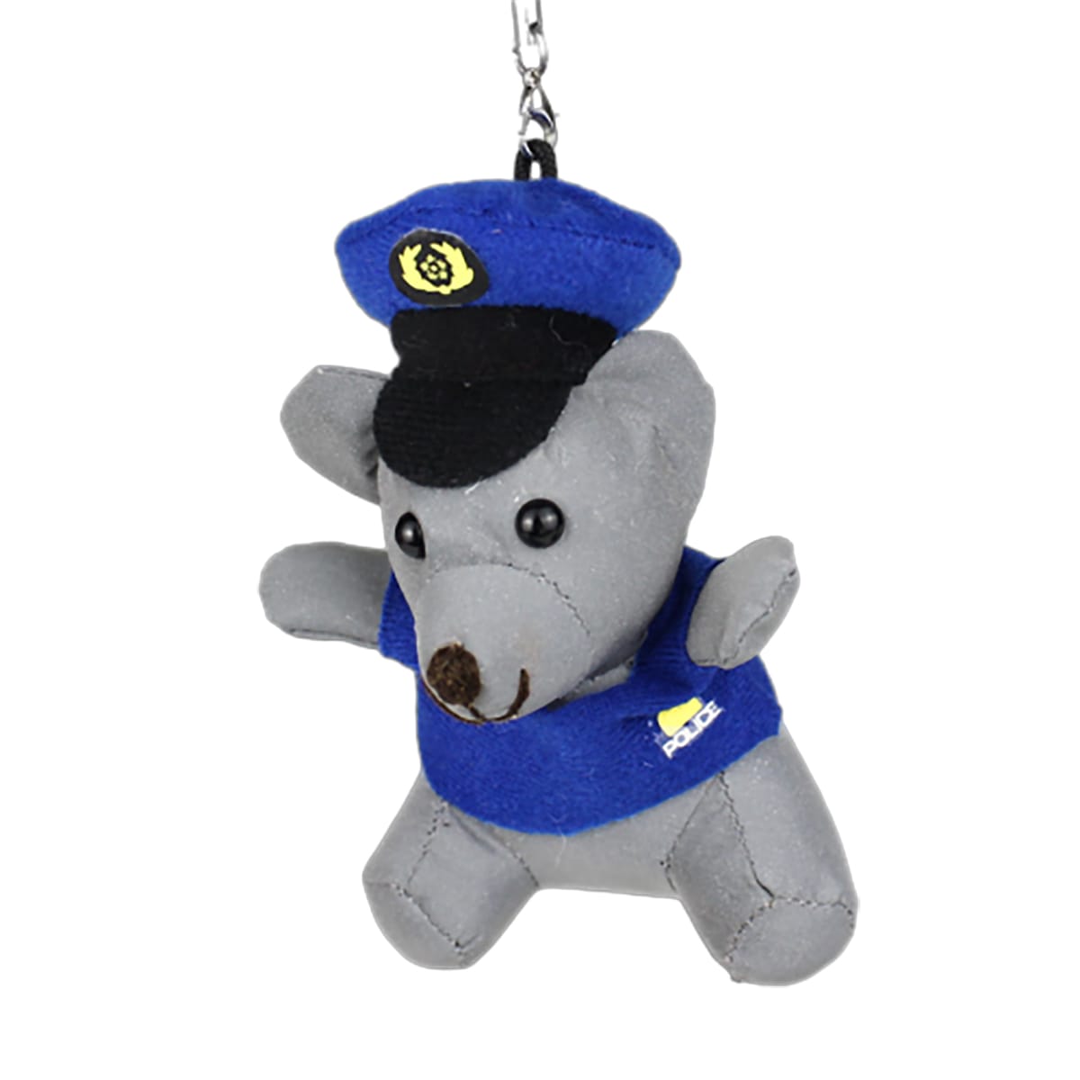 reflective fabric key ring