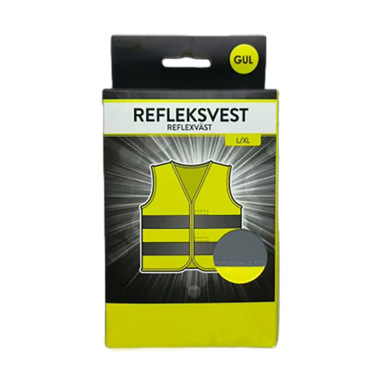 color box packaging for reflective vests