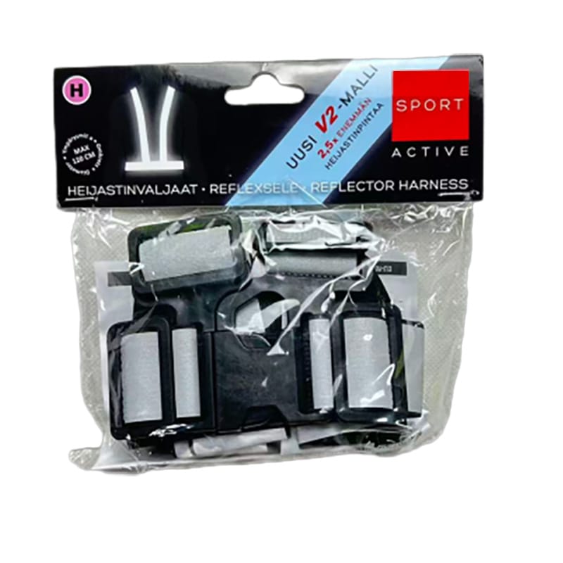 header bag packaging for reflective vests