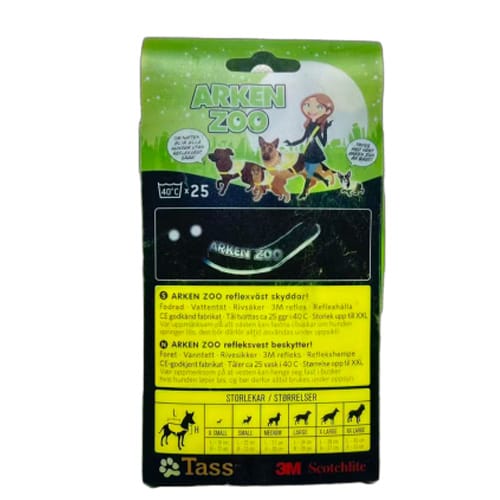 printed PET folding box for reflective vest