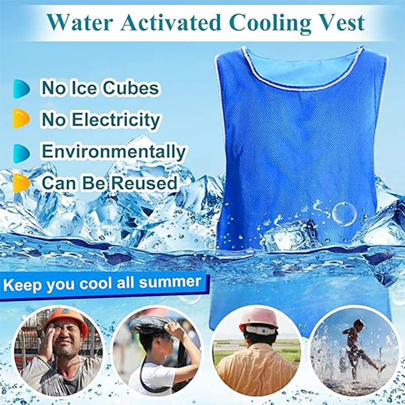evaporative cooling vest water activated cooling