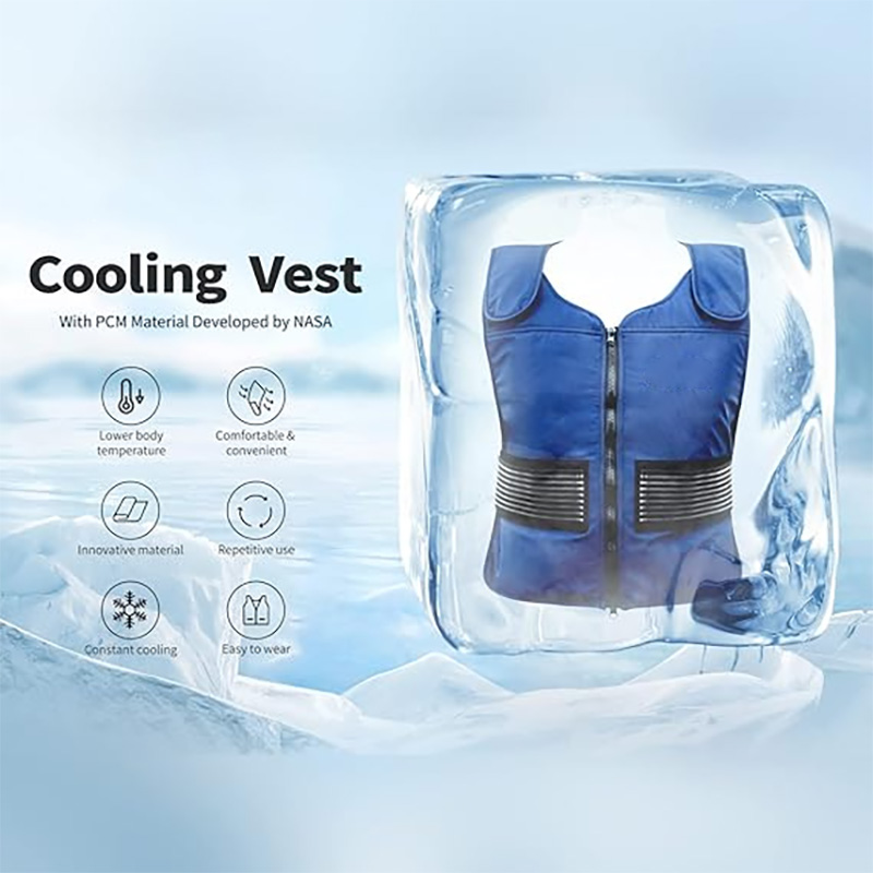 pcm cooling vest with phase change cooling material