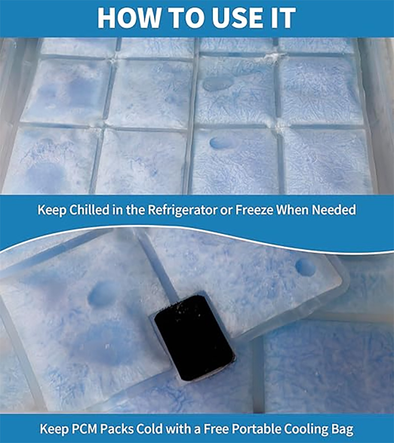 phase change material cooling vest how to use