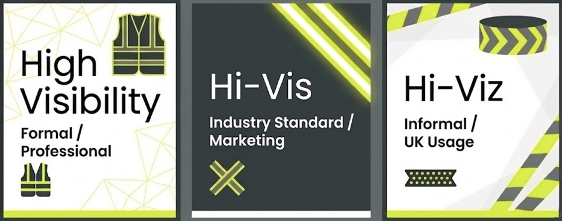 high visibility vs hi vis vs hi viz
