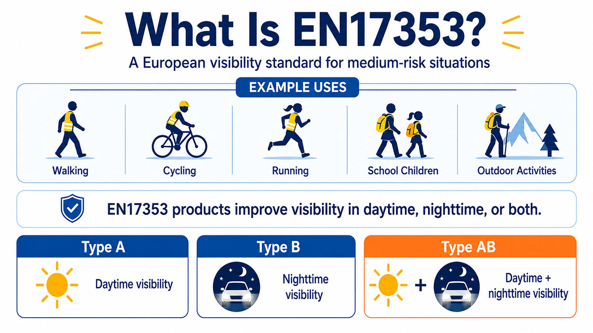 EN17353 Type A Type B and Type AB overview chart