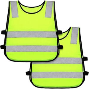 kids vest reflective product display