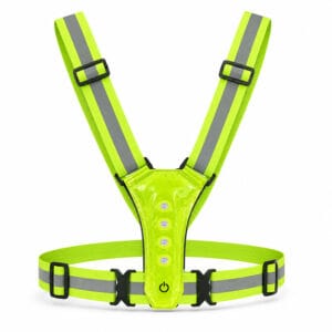 reflective led belt front product view